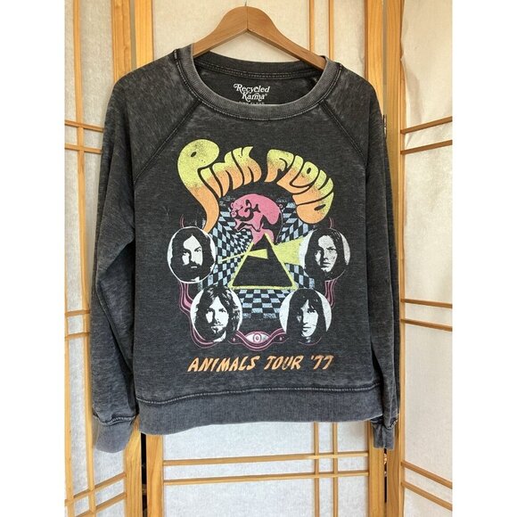 Pink Floyd Animals Tour ‘77 Light Sweatshirt by Recycled Karma brand. Size XS - Picture 1 of 9